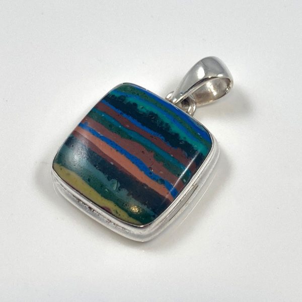 Rainbow Gem Calsilica Pendant Discount