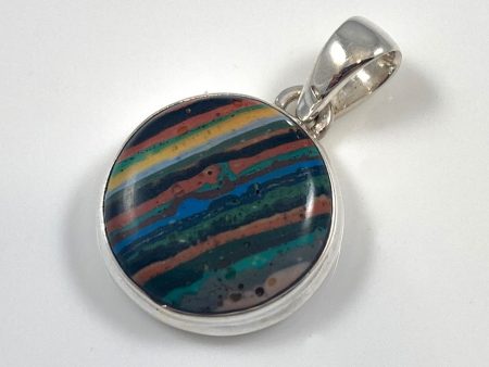 Rainbow Gem Calsilica Pendant Online Sale