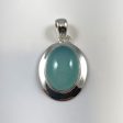 Aqua Chalcedony Pendant For Discount