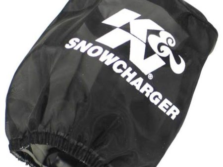 K&N Filter Wrap Drycharger Oval Tapered Black - 3.75in Base I S Width x 3in Top I S Width x 4in H Online Hot Sale