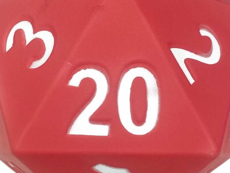 Red Foam 5in D20 Dice on Sale