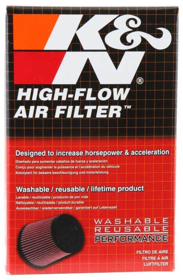 K&N Filter Universal Clamp-On Air Filter 2-5 8in Flange 4-1 2in OD 4in H Online now