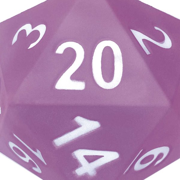 Purple Foam 5in D20 Dice Discount