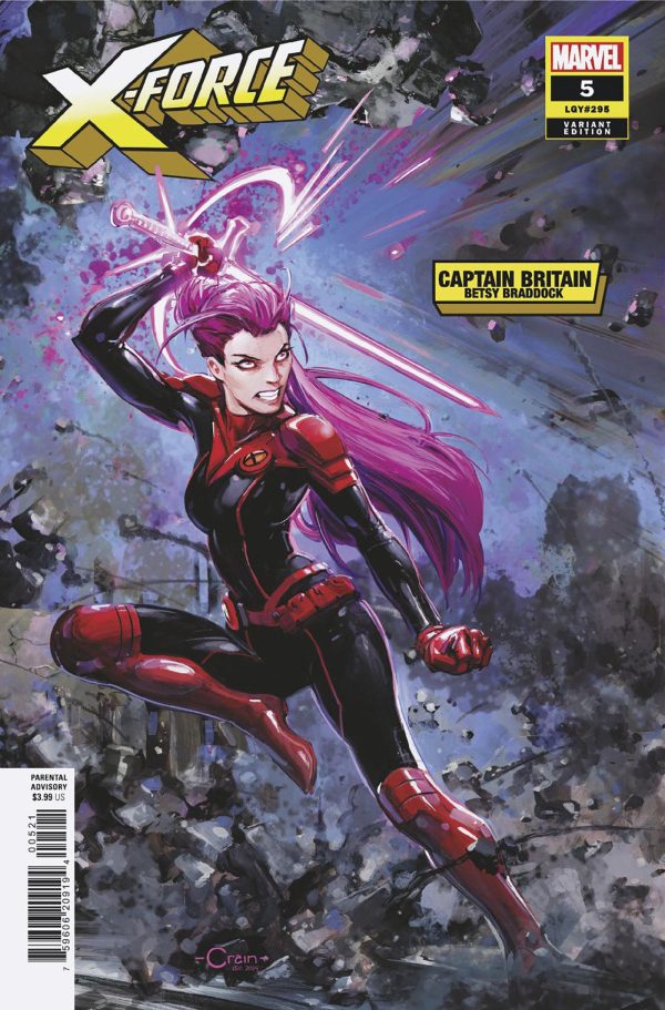 X-Force #5 Clayton Crain Betsy Braddock Variant Online now