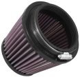 K&N Filter Universal Rubber Filter 3 1 2 inch Flange 5 inch Base 3 1 2 inch Top 4 inch Height on Sale