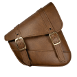 Willie & Max HD Sportsters, Custom Hard Tails Brass Monkey Swingarm Bag Dual Shock - Warm Brown Online now