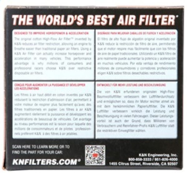 K&N Filter 3 4 inch Flange 2 inch OD 2 1 2 inch Height Online now