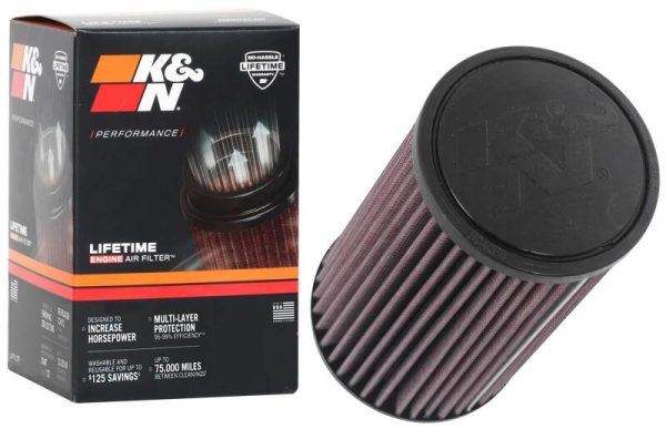 K&N Filter Universal Rubber Filter 2.75in Flange 4.75in Base 4in Top 8in Height Online