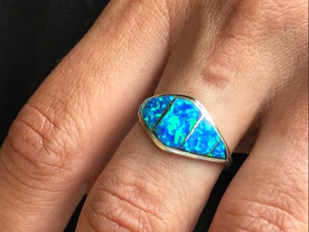 Zuni Inlay Lab Opal Ring Online