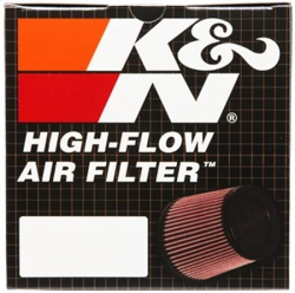 K&N Filter Universal Rubber Filter Round Straight 3.5in Flange ID x 5in OD x 8.5in H Online Hot Sale